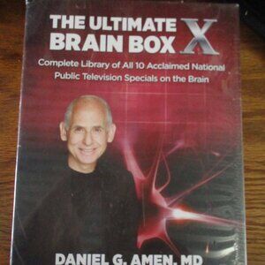 The Ultimate Brain Box X Complete 10 DVD Set Daniel Amen NEW SEALED